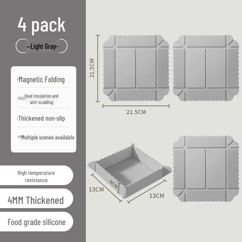 QW Foldable Magnetic Stainless Steel Cutting Board