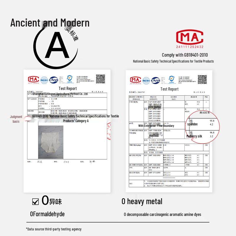 GUJIN High-Waist Tummy Control Cotton Underwear 3-Pack