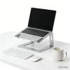 Portable Aluminum Laptop Cooling Stand with Adjustable Height