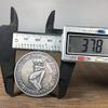 Antique Hobo Coin Sexy Beauty Silver Coin Copper Plated Silver To Make Old Collection Crafts Exquisite Gift