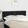 VidaXL Headboard with Ears Black 147x16x78-88 Cm Fabric3118628