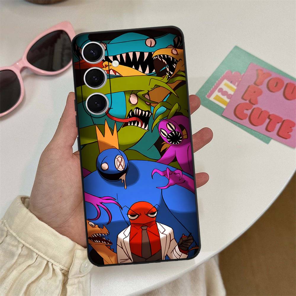 Cartoon R-Rainbow Friends Phone Case For Samsung S 24 Fe 25 Ultra Plus 20 Lite 21 30 22 23 24 22 Ultra 5G Fundas