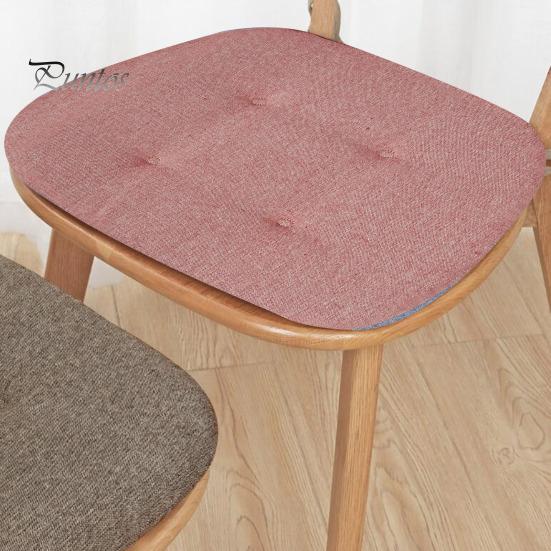 Stolsdyna med halkskyddsrem Förtjockad svampstoppning Mjuk elastisk hästhovform Stolkudde Hem Kök Kontor Uteplats Sittdyna