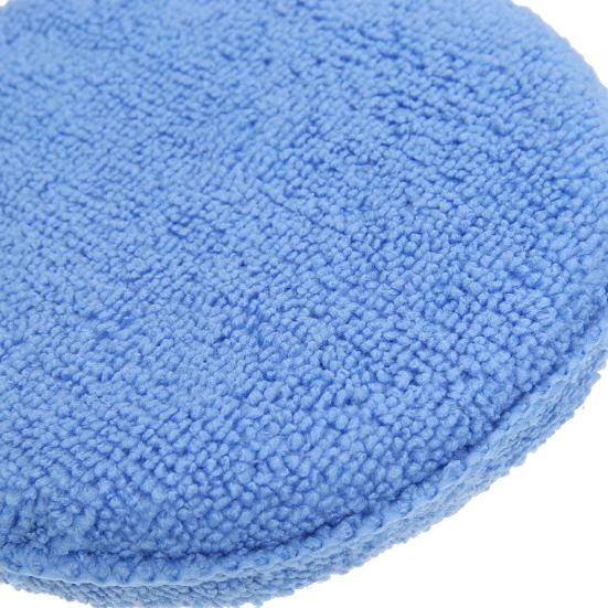 5Pcs Ultra Soft Microfiber Round Car Wax Applicator Pad Auto Care Polish Sponge