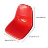 Molded Bucket Seat Plastic Cafes Easy to Install Replacement Restaurants Commercial Meal