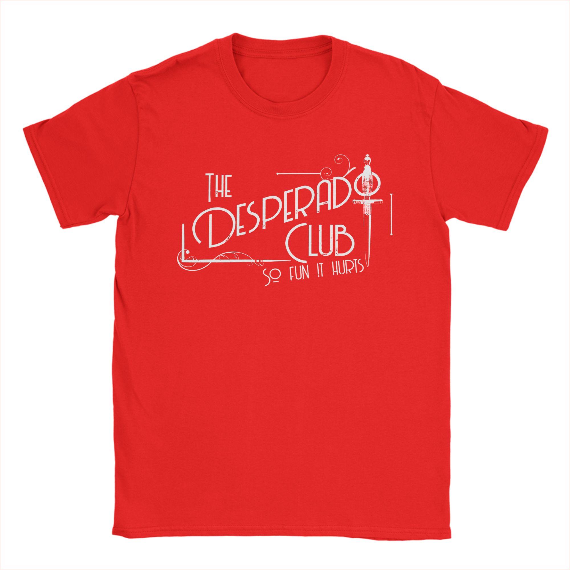 Mens TShirt The Desperado Club So Fun It Hurt Dungeon Crawler Carl Crazy 100 Cotton Tee Shirt T Shirts Round Neck Tops S