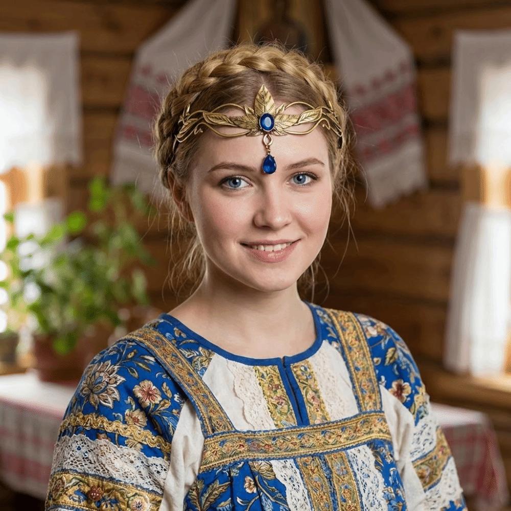 Elegant King Round Elves Crown Baroque Princess Diadems Bridal Hair Accessories  Wedding Ceremony