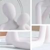 Couple Embrace Phone Holder Sculpture, Resin Craft Decorative Figurine, Home Decoration for Bedroom, Living Room, Study, or Desk