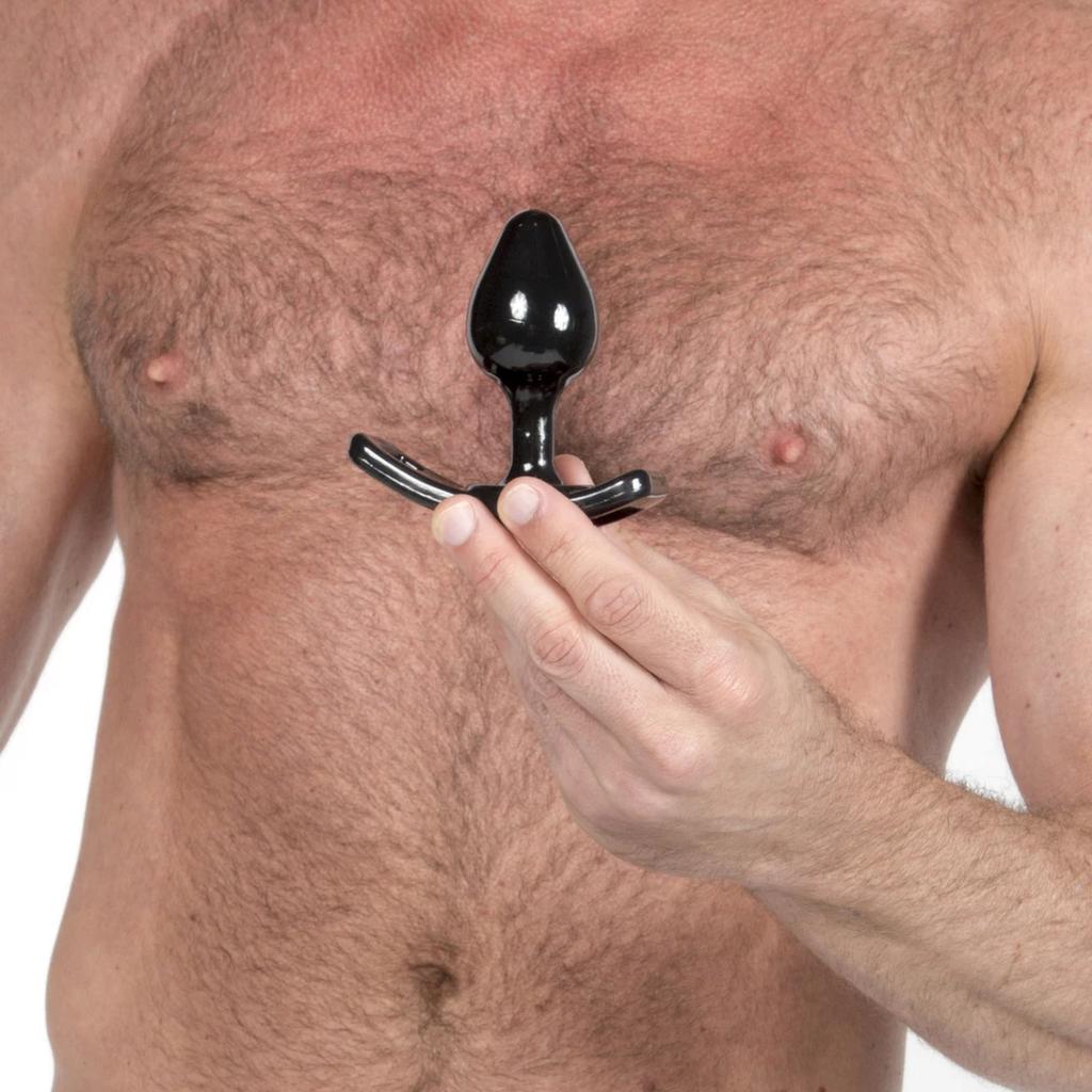 Anal plug - Perfect Fit Strap On Butt Plug Small Black