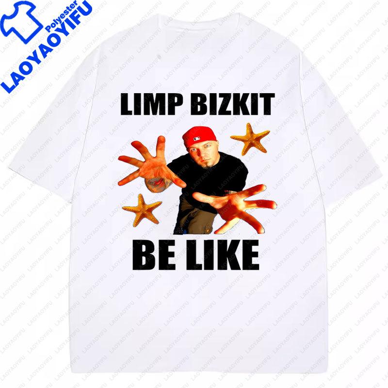 Limp Bizkit Oversized Printed Graphic T Shirts Unisex Unisex Rock Metal Band Fan Gifts Shrot Sleeved Summer New Style Y2k Clothes