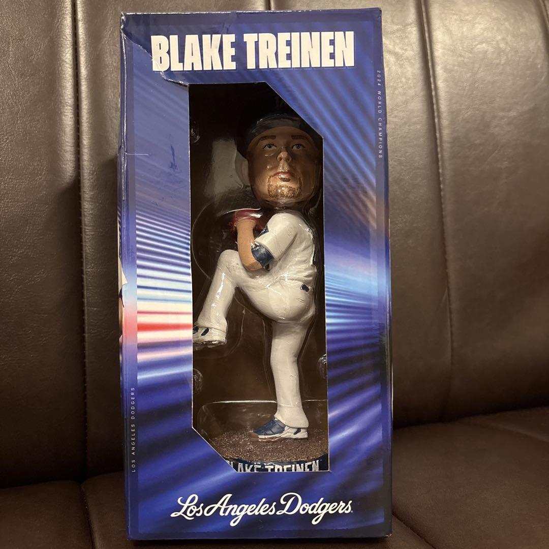 

[USED] Same-day shipping Los Angeles Dodgers Blake Treinen Bobblehead Figure