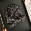 Elegant versatile square scarf, new high-end silk scarf for women, spring/autumn/summer printed neck scarf, neck scarf