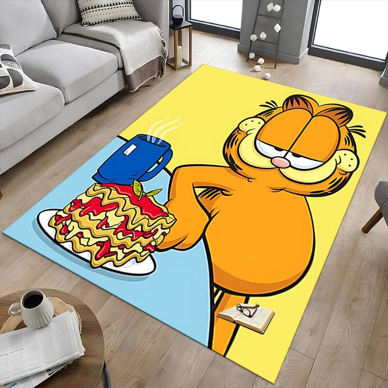 1pc Garfields Playful Pals Carpet for Playroom Bedroom Living Room Sofa Home Decor,kids Game Area Rug Non-slip Floor Mat Y72335