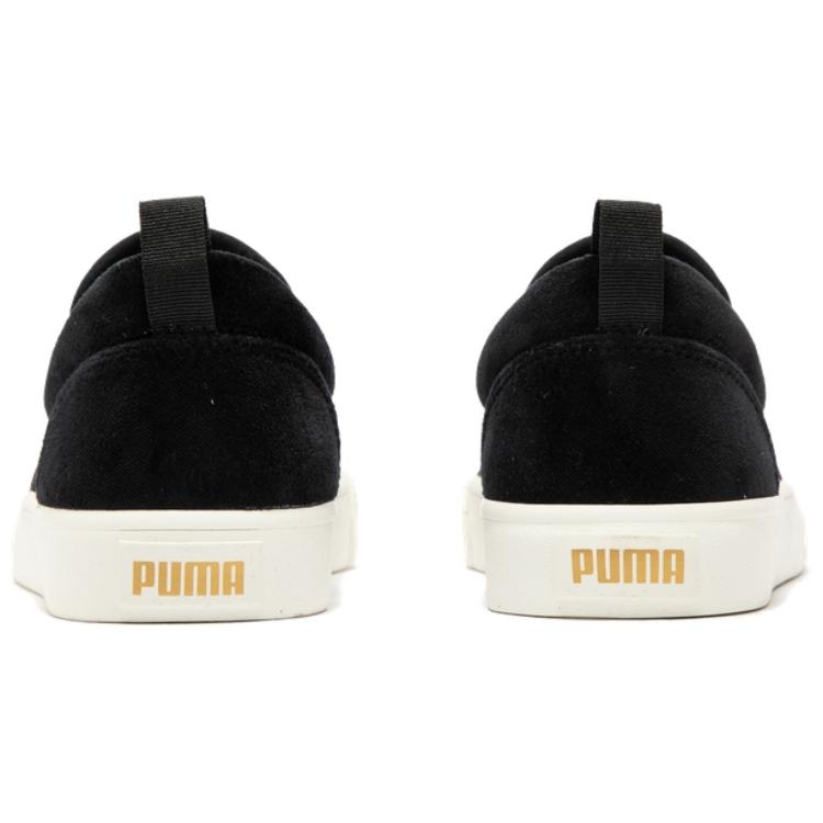 Puma Bari Comfortable Lightweight Low-Top Sneakers Women Sneakers Black Gold 390658-01
