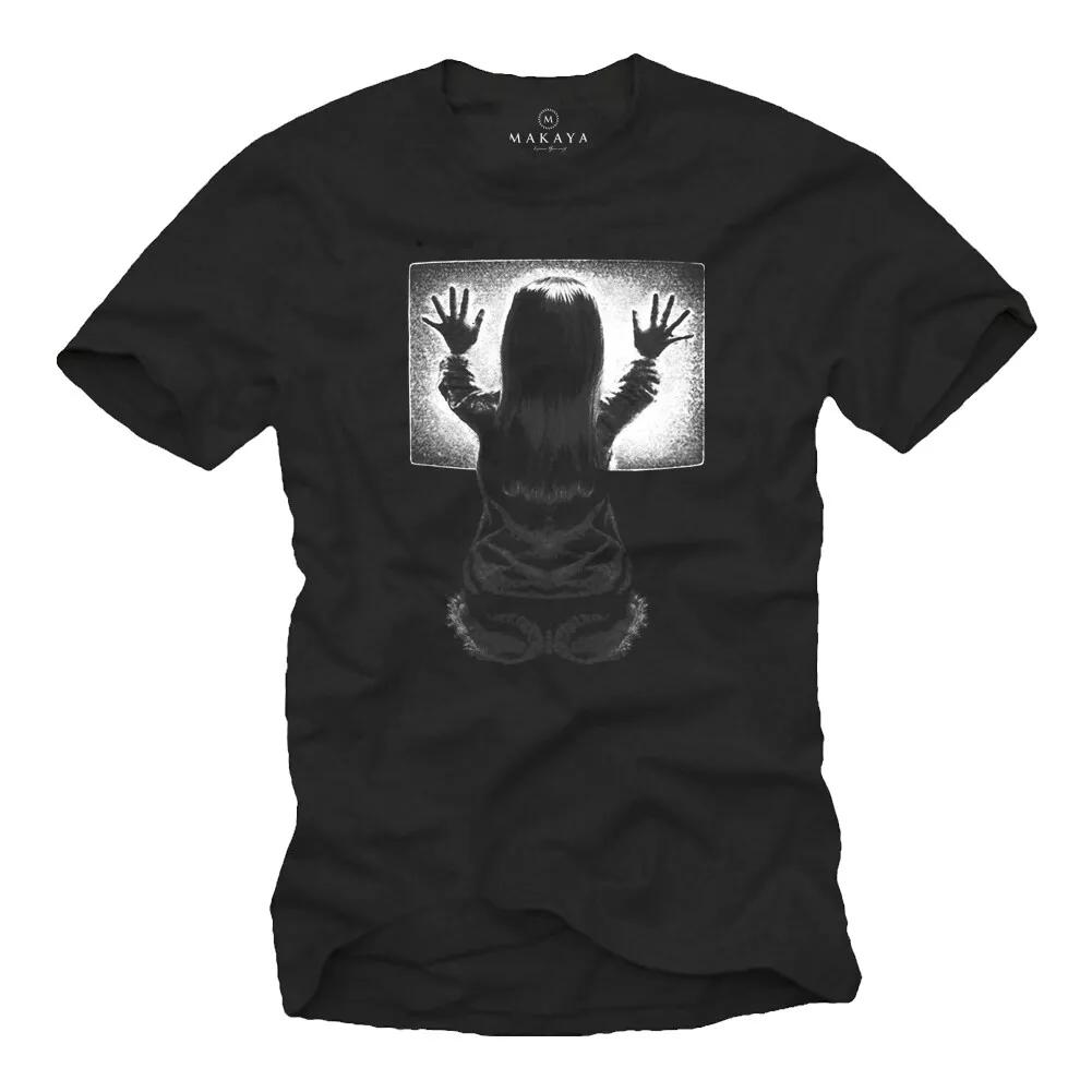 Cool Cult Horror Movie Men s T-Shirt with Poltergeist - Men s Nerd Shirt- XL