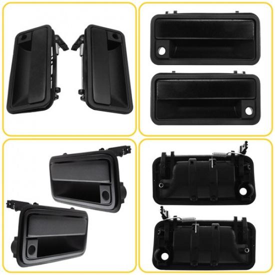 Door Handle Set For 88-98 Chevy C1500 1988-99 K1500 99-2000 Escalade Front Outer