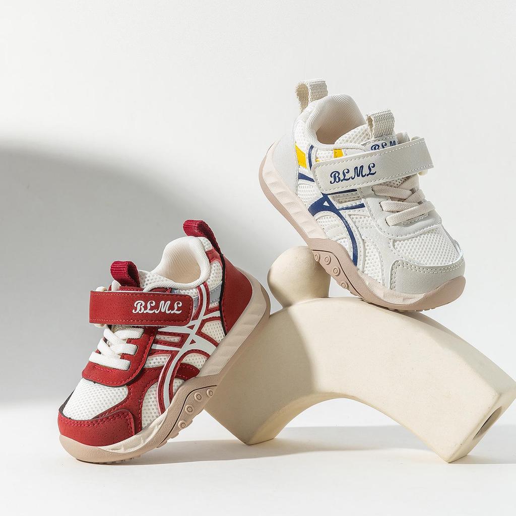 Bramille Kids' 2026 Spring Collection: Lightweight Girls' Running Shoes & Boys' Velcro Sports Shoes.