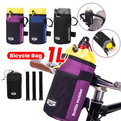 Fahrradtasche Fahrrad Wasserflaschenhalter Tasche Fahrrad Wasserflaschentasche Tragbarer Wasserkocherhalter Reiten Lenker Tasche Zubehör
