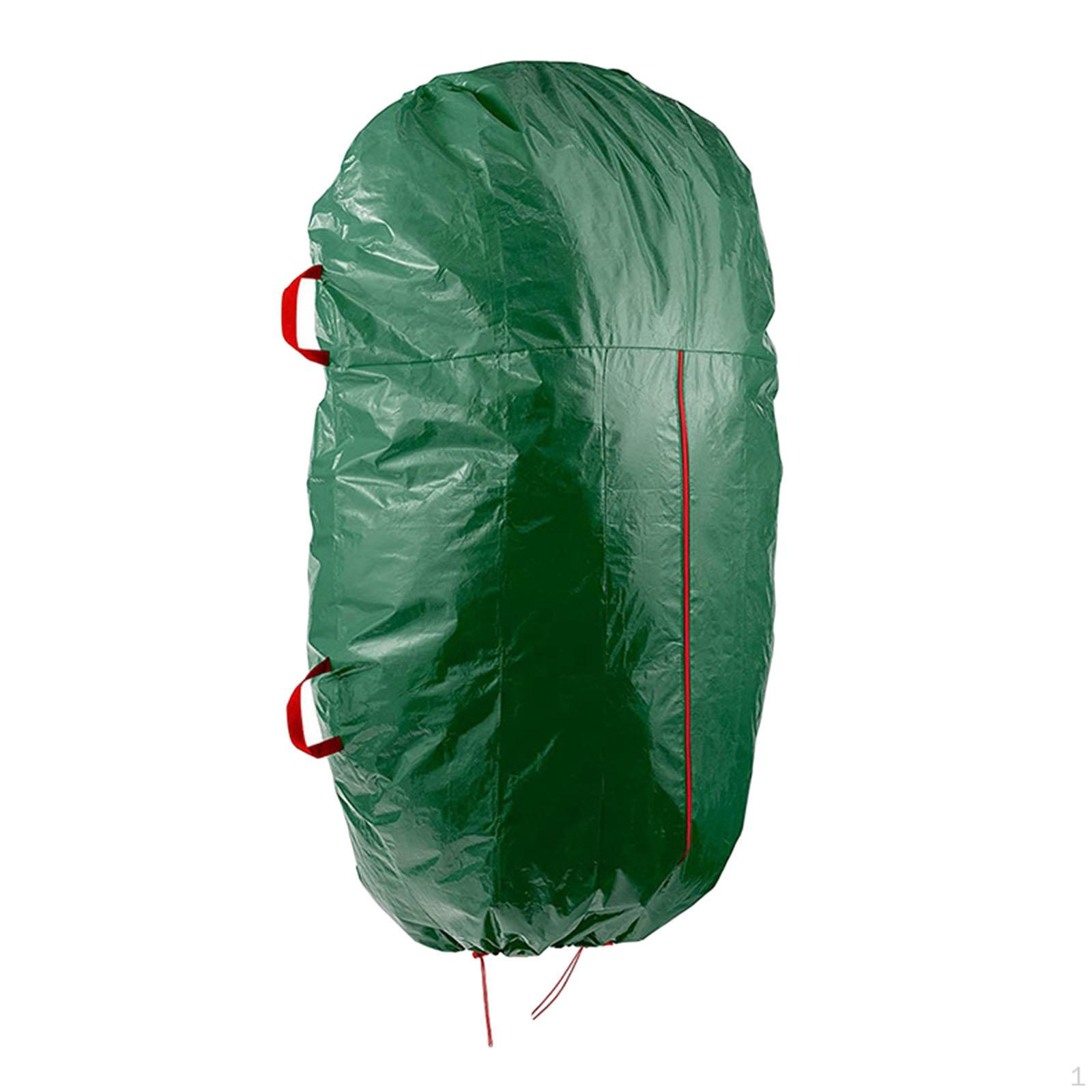 

Handles Christmas Tree Zip up Storage Bag Moving Bags Portable Multifunction Water Large for Packing зелёный