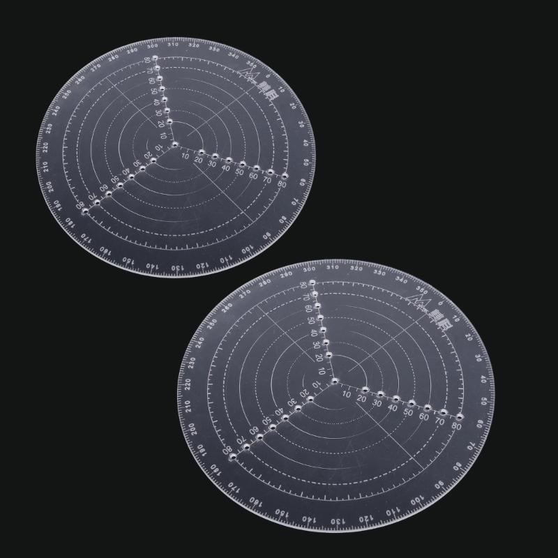 Woodturning Round Center Finder Woodworking Compass Circles Drawing Tool Acrylic Accurate Scale Centering Ruler 20/30CM