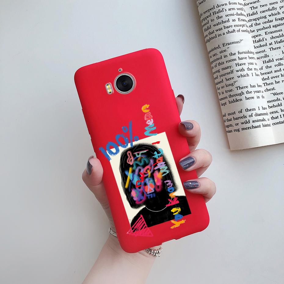 Phone Case for Huawei Y5 2017 Y6 2017 Case Mya-l22 Cases Soft Silicone for Huawei Y5 2017 Y6 2017 Cute Cartoon Back Cover fundas