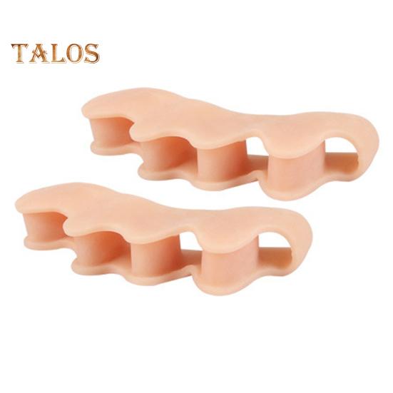 1 Paar Gel-Zehenspreizer für Frauen und Männer, Gel-Zehenspreizer zur Schmerzlinderung bei Ballenzehen, Zehenspreizer für überlappende Zehen