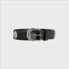Ida Leather Belt / Silver