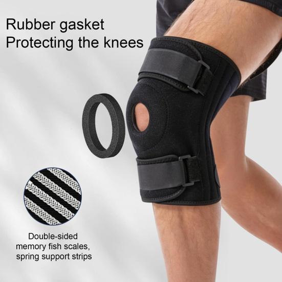 Knee Brace for Men Women, Knee Compression Sleeve with Adjustable Strap, Patella Gel Pad, Sports Knee Support for Meniscus Tear, Arthritis, Joint