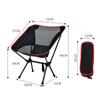 Portable Folding Camping Chair, Lightweight and Compact Outdoor Chair, Suitable for Outdoor,Picnic Camping Chair with Portable Storage Bag