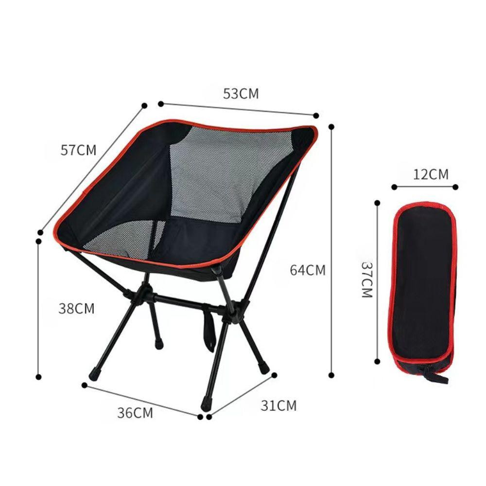 Portable Folding Camping Chair, Lightweight and Compact Outdoor Chair, Suitable for Outdoor,Picnic Camping Chair with Portable Storage Bag