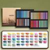 Jianjunshuo 48-Kleuren Zachte Pastel krijt Set