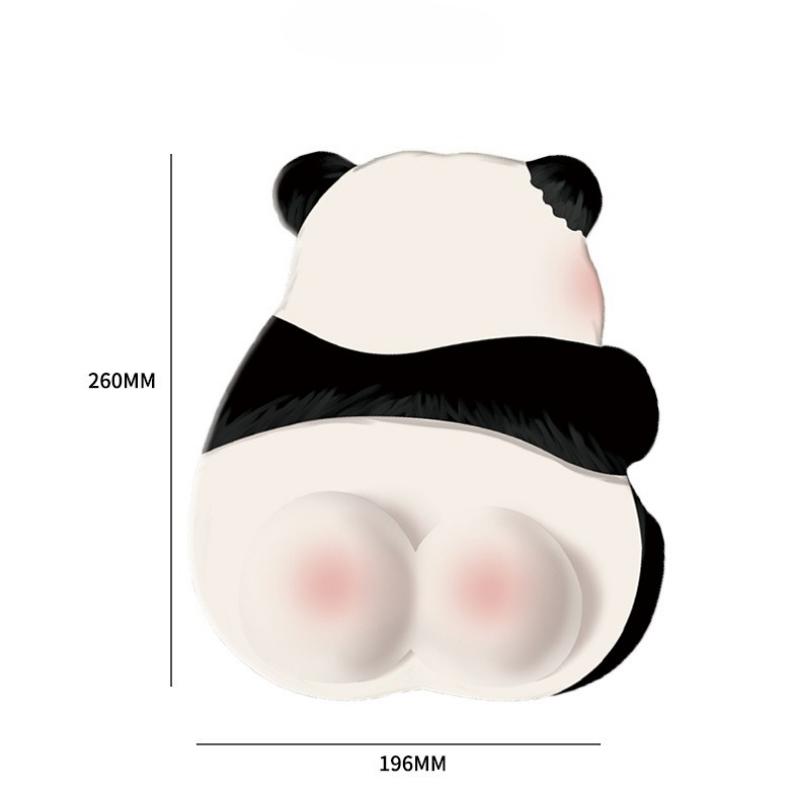 New Cute Anti-Slip Computer Office Advanced Induction Keyboard Hand Support Powder Farting Panda Mouse Pad Wrist Pad