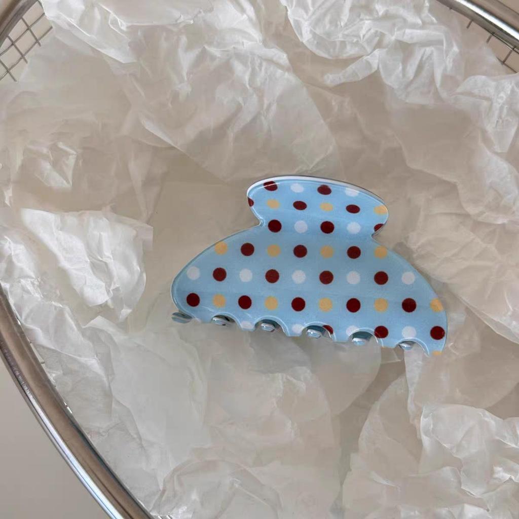 Korean Leopard Print Bow Hair Claw: Extra Large High-End Half Updo Clip for Women