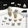 New Butterfly 41 Zircon Nail Art: Exquisite DIY Fashion Nail Patches