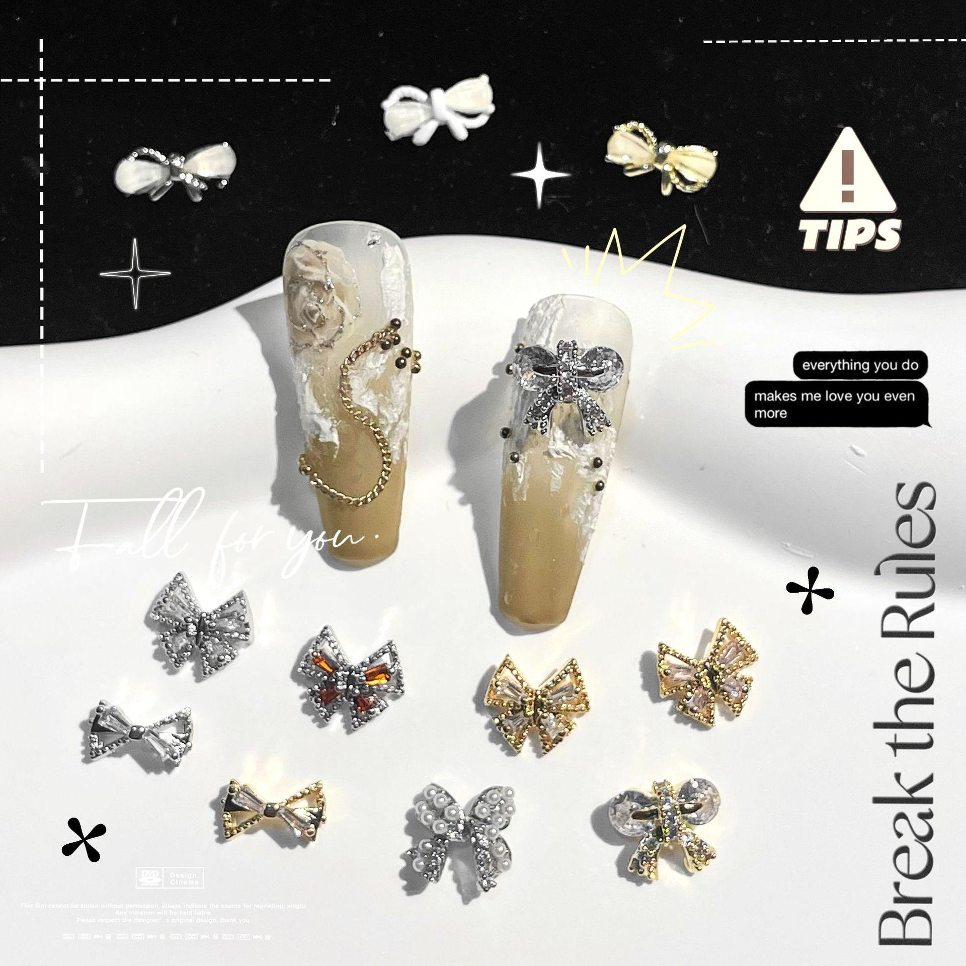 

New Butterfly 41 Zircon Nail Art: Exquisite DIY Fashion Nail Patches