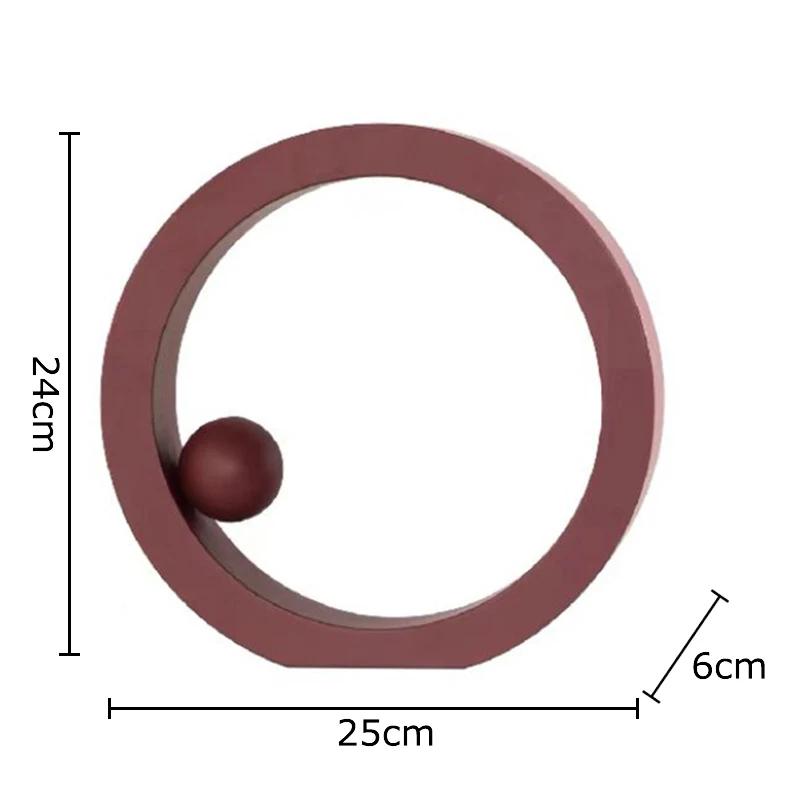 

Minimalism Rectangle/circular Ornaments Modern Crafts Desk Decoration Creative Geometric Abstract Artwork Room Aesthetic Decor
