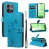 Wallet Case for 600 Lite 5G - Leather/PU, Blue, With Lanyard