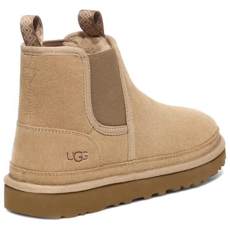UGG Fashion Versatile Retro Short Chelsea Boots Men boots Brown 1121644-MDSD