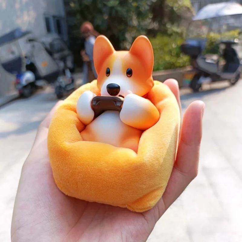 New Partyanimals Anime Figure Party Animal Lying Win Series Handmade Cute Cat Duck Collection Figure Desktop Ornament Toy Gifts