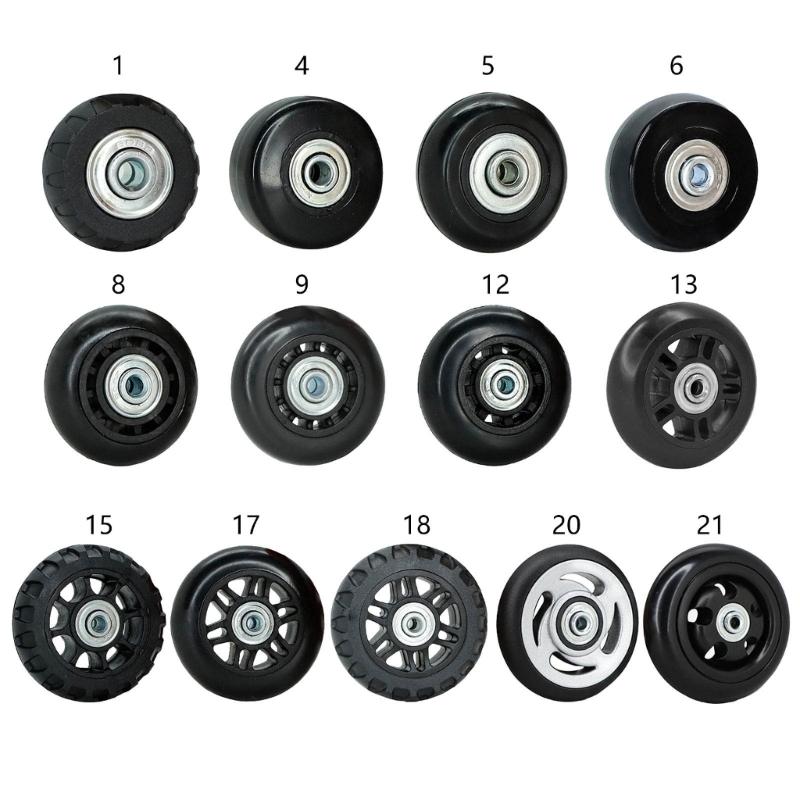 1PC Roda Giratória Versátil para Bagagem e Malas Mobilidade Sem Esforço Alta Capacidade de Carga