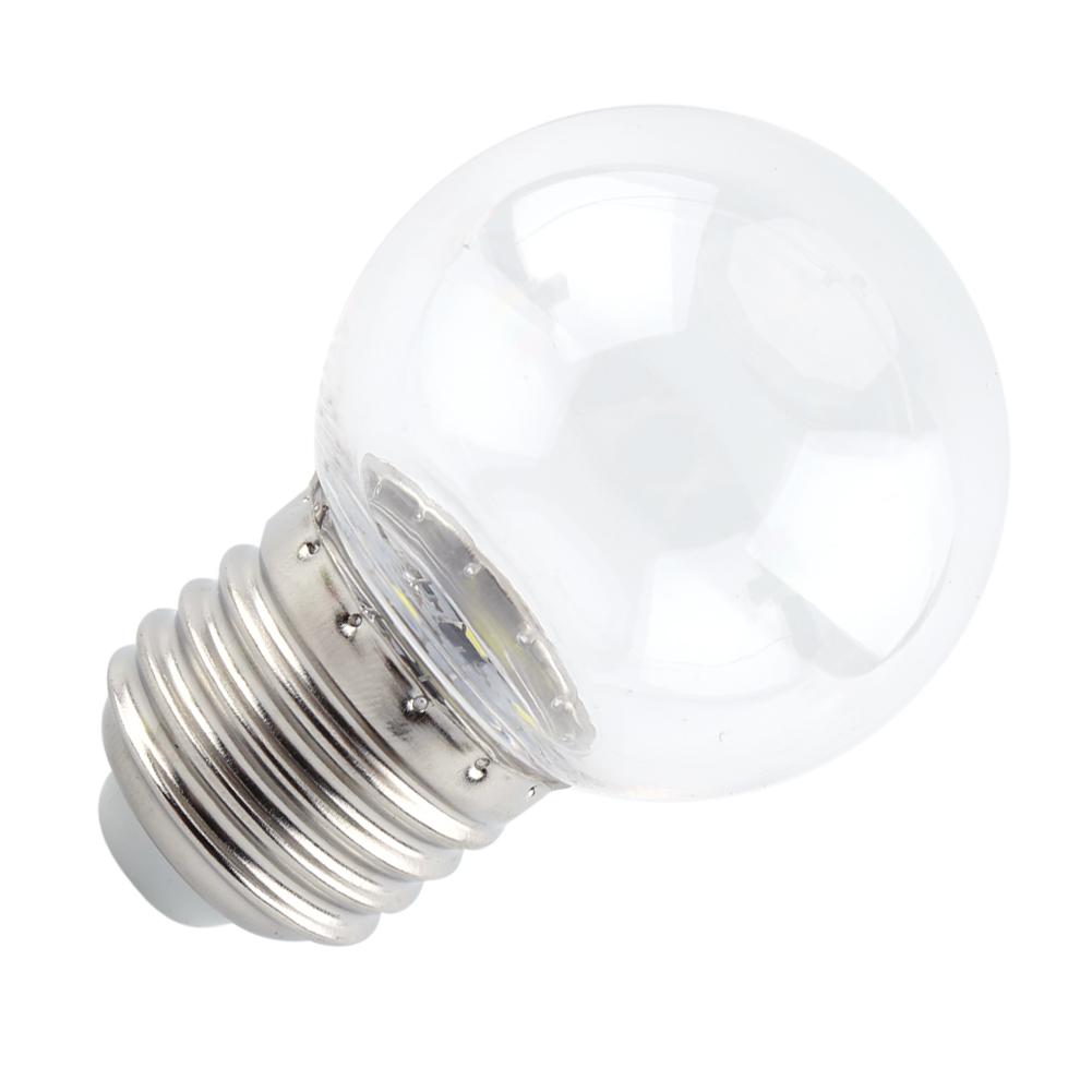 2W E27 Multicolor Round LED   Light Bulb Globe Lamp Home Bar Shop Lighting White