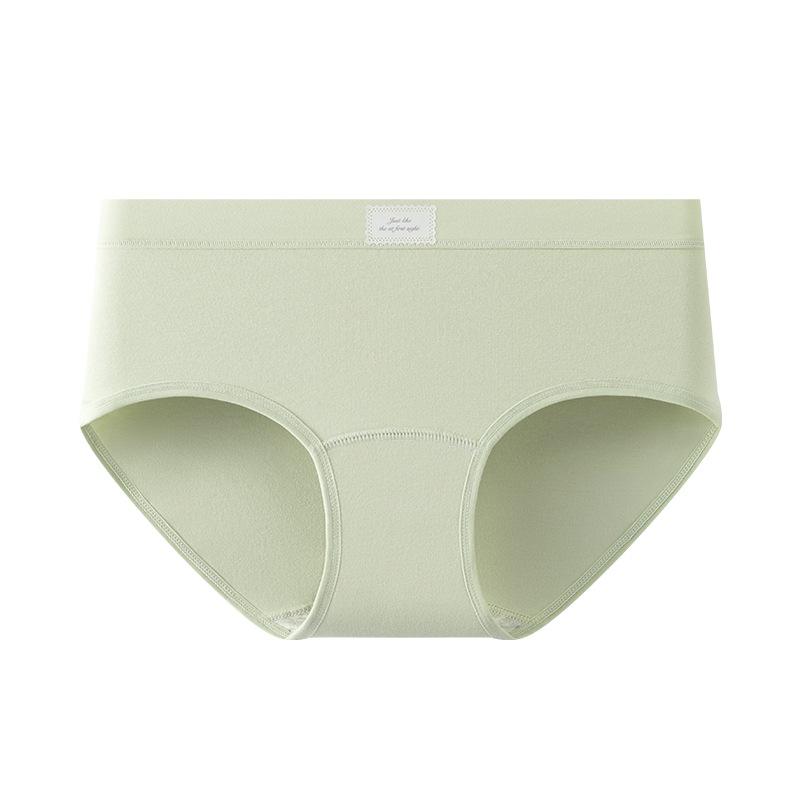

Ladies Spring and Autumn Pure Cotton Middle Waist 10A Bacteriostatic Extended Crotch Underwear 2XL