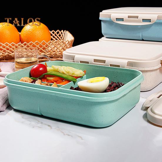 Boîte de rangement de déjeuner, support alimentaire antidérapant, facile à transporter, conteneur de stockage de nourriture familial pratique, fournitures scolaires