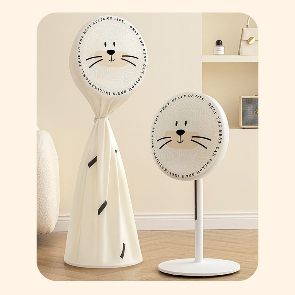 Cartoon Electric Fan Cover Drawstring Electric Fan Dust Cover Fan Safety Protective Mesh  Summer