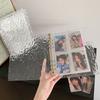 Acrylic Photo Album Loose-leaf A5/A7/A8 Idol Card Organizer Water Ripple Design Pictures Storage Booklet Instant Photo Display