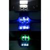 Blue Aluminium Alloy Motorbike Multiangle Adjustable License Number Plate Holder