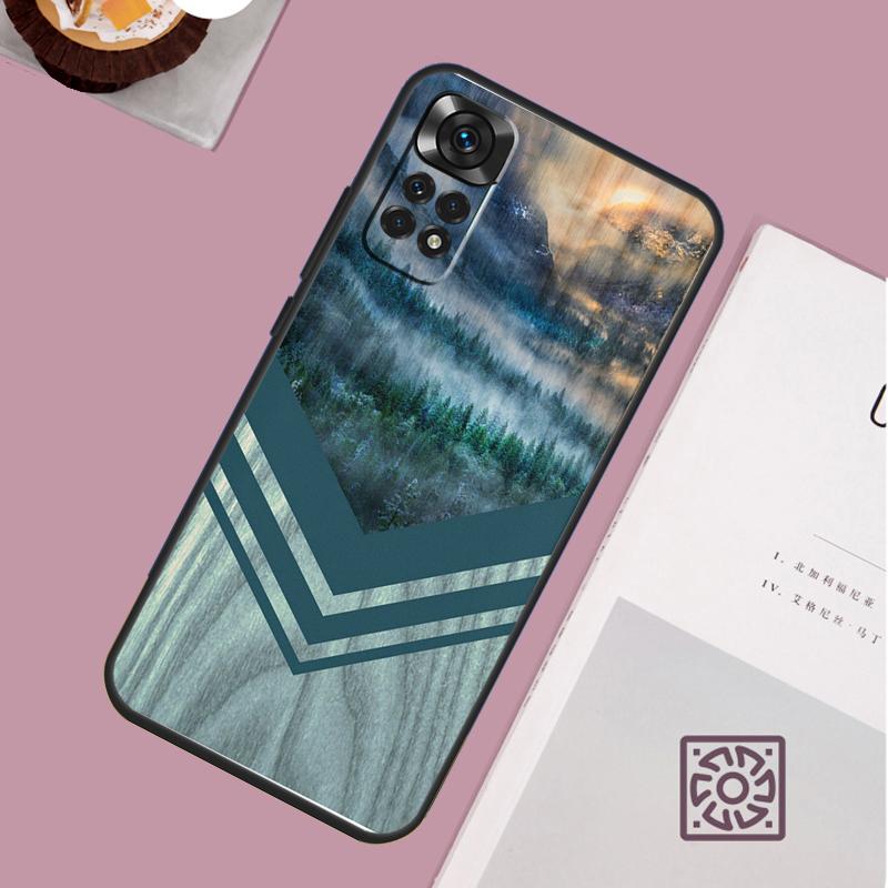Wood Nature Pattern Case For Xiaomi Redmi Note 14 Pro 13 12 11 10 15 Pro Plus Redmi 15C 15 14C 13C 10C 12C Cover