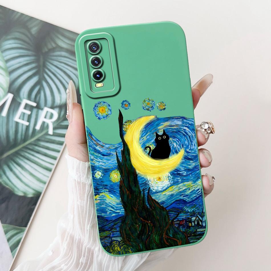For Vivo Y11S Y12S Y20 2021 Case Vivo Y20a Y20g Y20i Y20S Y20t Elegant Printing Camera Protective Soft Silicone Phone Cases
