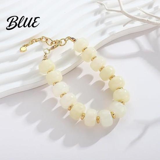 Easy Match Wristwear Women Bracelet Bohemian Style Multi-Layered Resin Beaded
