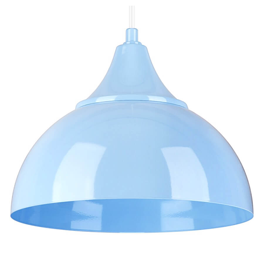 Kupidyn 1 Lampa Wisząca - Dziecięca, Błękitny, Metalowa 1Xe27